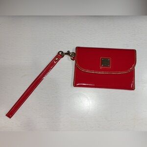Dooney & Bourke Red Patent Leather Wristlet